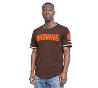 Pro Standard Mens NFL Cleveland Browns Classic Chenille Short Sleeve Tee Brown 2XL