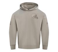 Pro Standard Mens NFL Cleveland Browns Neutral Pull Over Hoodie Taupe M