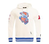 Pro Standard Men's NFL Denver Broncos Retro Classics Pull Over Hoodie Eggshell/Royal Blue 3XL