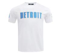 Pro Standard Mens NFL Detroit Lions Classic Chenille Short Sleeve Tee White M