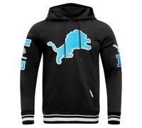 Pro Standard Mens NFL Detroit Lions Retro Classics Pull Over Hoodie Black L