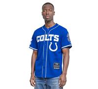Pro Standard Mens NFL Indianapolis Colts Mesh Button Down Top Royal Blue L