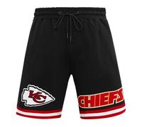 Pro Standard Mens NFL Kansas City Chiefs Classic Chenille Athletic Short Black 2XL