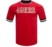 Pro Standard Mens NFL Kansas City Chiefs Classic Chenille Short Sleeve Tee Red XL