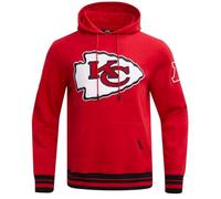 Pro Standard Mens NFL Kansas City Chiefs Retro Classics Pull Over Hoodie Red/Black S