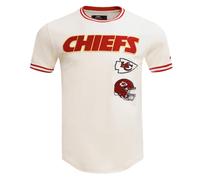 Pro Standard Mens NFL Kansas City Chiefs Retro Classics Short Sleeve Tee Eggshell/Red XL