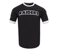 Pro Standard Mens NFL Las Vegas Raiders Classic Chenille Short Sleeve Tee Black L