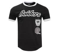 Pro Standard Mens NFL Las Vegas Raiders Retro Classics Short Sleeve Tee Black/Gray L