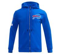 Pro Standard Mens NFL Los Angeles Rams Classic Chenille Full Zip Hoodie Royal Blue M