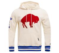 Pro Standard Mens NFL Los Angeles Rams Retro Classics Pull Over Hoodie Eggshell/Royal Blue 2Xl