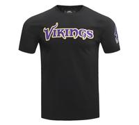 Pro Standard Mens NFL Minnesota Vikings Classic Chenille Short Sleeve Tee Black M