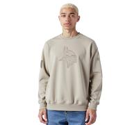 Pro Standard Mens NFL Minnesota Vikings Neutral Crewneck Sweatshirt Taupe L