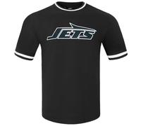 Pro Standard Mens NFL New York Jets Classic Chenille Short Sleeve Tee Black XL