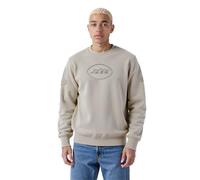 Pro Standard Men's NFL New York Jets Neutral Crew Neck Sweatshirt, Taupe, 3XL
