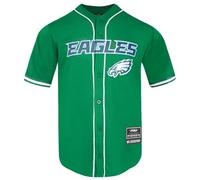 Pro Standard Mens NFL Philadelphia Eagles Mesh Button Down Top Kelly Green 2XL