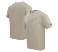 Pro Standard Mens NFL Philadelphia Eagles Neutral Short Sleeve Tee Taupe L