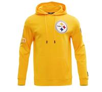 Pro Standard Mens NFL Pittsburgh Steelers Classic Chenille Pull Over Hoodie Yellow Xl