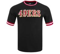 Pro Standard Mens NFL San Francisco 49Ers Classic Chenille Short Sleeve Tee Black M
