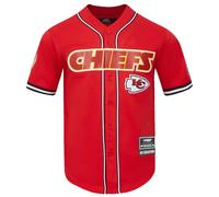 Pro Standard Mens NFL San Francisco 49Ers Mesh Button Down Top Red/Black 2XL