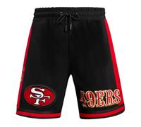 Pro Standard Mens NFL San Francisco 49Ers Retro Classics Athletic Short Black/Red/Black S