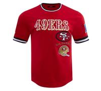 Pro Standard Mens NFL San Francisco 49Ers Retro Classics Short Sleeve Tee Red/Black M
