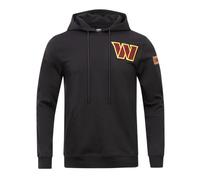 Pro Standard Mens NFL Washington Commanders Classic Chenille Pull Over Hoodie Black 2Xl