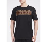 Pro Standard Mens NFL Washington Commanders Classic Chenille Short Sleeve Tee Black L