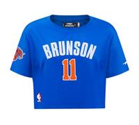 Pro Standard NBA Womens Womens NBA New York Knicks Classic Player Cotton Short Sleeve Boxy Tee