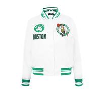 Pro Standard Womens NBA Boston Celtics Retro Classics Satin Jacket White/Green XL