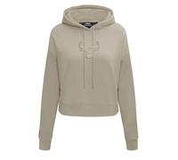 Pro Standard Womens NBA Chicago Bulls Neutral Cropped Pullover Hoodie Taupe S