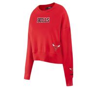Pro Standard Womens NBA Chicago Bulls Wingspan Sweatshirt Red XL