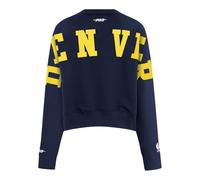 Pro Standard Womens NBA Denver Nuggets Wingspan Sweatshirt Midnight Navy L