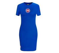 Pro Standard Womens NBA Detroit Pistons Classic Chenille Body Con Dress Royal Blue M