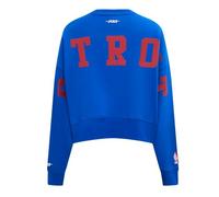 Pro Standard Womens NBA Detroit Pistons Wingspan Sweatshirt Royal Blue XL