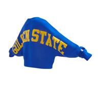 Pro Standard Womens NBA Golden State Warriors Wingspan Sweatshirt Royal Blue S