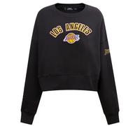 Pro Standard Womens NBA Los Angeles Lakers Classic Chenille Crewneck Sweatshirt Black S