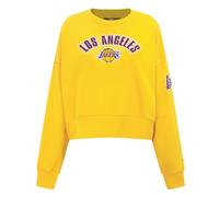 Pro Standard Womens NBA Los Angeles Lakers Classic Chenille Crewneck Sweatshirt Yellow S