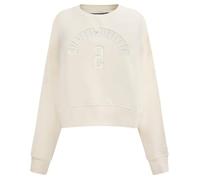 Pro Standard Women's NBA Oklahoma City Thunder Neutrals Player Brushed Back French Terry Crewneck Sweatshirt, Eggshell, S