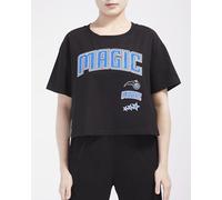 Pro Standard Womens NBA Orlando Magic Retro Classics Short Sleeve Boxy Tee Black S