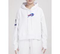Pro Standard WOMENS NFL BUFFALO BILLS CLASSIC CHENILLE CROPPED PULLOVER HOODIE WHITE M