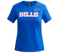 Pro Standard Womens NFL Buffalo Bills Classic Chenille Short Sleeve Slim Tee Royal Blue M