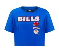 Pro Standard Womens NFL Buffalo Bills Retro Classics Short Sleeve Boxy Tee Royal Blue Xs