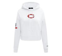Pro Standard WOMENS NFL CHICAGO BEARS CLASSIC CHENILLE CROPPED PULLOVER HOODIE WHITE S