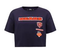 Pro Standard Womens NFL Chicago Bears Retro Classics Short Sleeve Boxy Tee Midnight Navy S