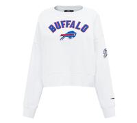 Pro Standard Womens NFL Detroit Lions Classic Chenille Crewneck Sweatshirt White M