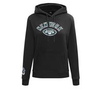 Pro Standard Womens NFL Detroit Lions Classic Chenille Cropped Pullover Hoodie Black M