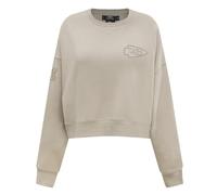 Pro Standard Womens NFL Kansas City Chiefs Neutral Crewneck Sweatshirt Taupe 2Xl