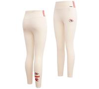 Pro Standard Womens NFL Kansas City Chiefs Retro Classics Legging Eggshell M
