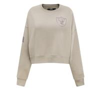 Pro Standard Womens NFL Las Vegas Raiders Neutral Crewneck Sweatshirt Taupe M