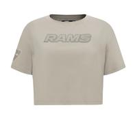 Pro Standard Womens NFL Los Angeles Rams Neutral Short Sleeve Boxy Tee Taupe S